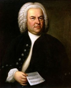 Portrait of a 61-year-old Bach in 1748.