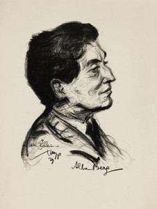 Alban Berg (by Emil Stumpp, 1927)